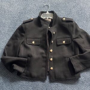 LOFT Black Blazer with Gold Buttons new without tags
